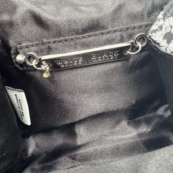 White House Black Market Silver and Black Clutch - Picture 8 of 9
